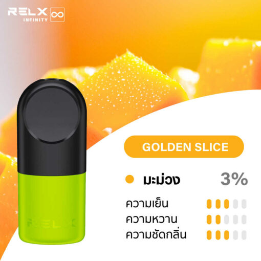 RELX INFINITY SINGLE POD GOLDEN SLICE 1