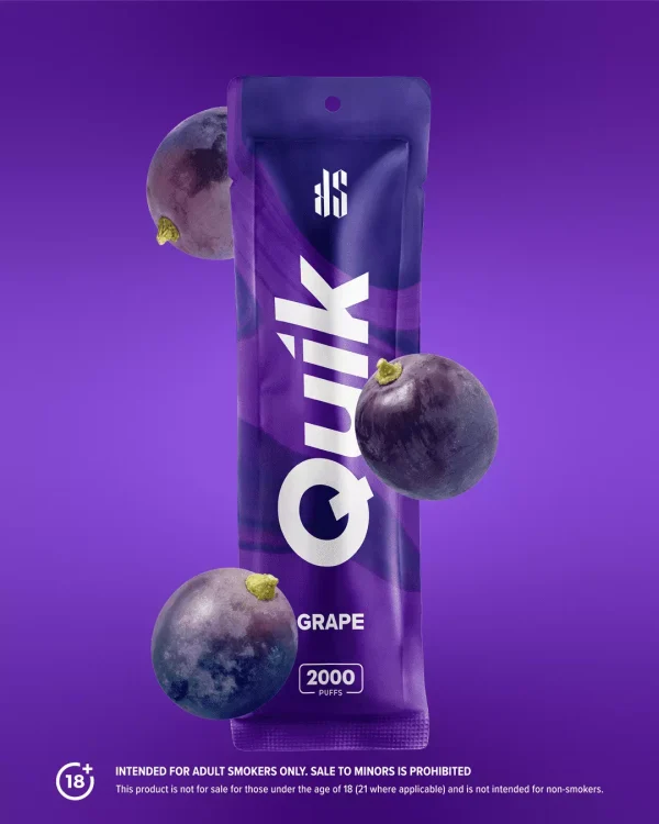 ks quik grape 2000 Puffs new