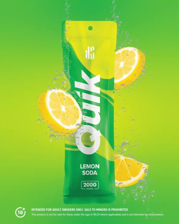 ks quik lemon soda 2000 Puffs new