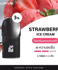 Kardinal Kurve Pod Strawberry Ice Cream