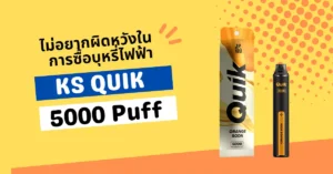Ks Quik 5000 puff ราคาส่ง ก่อนจะตัดสินใจซื้อ บุหรี่ไฟฟ้ารุ่นนี้มีดีอย่างไร ทำไมถึงเป็นรุ่นยอดฮิต และเป็นรุ่นที่ถูกแนะนำมากที่สุด