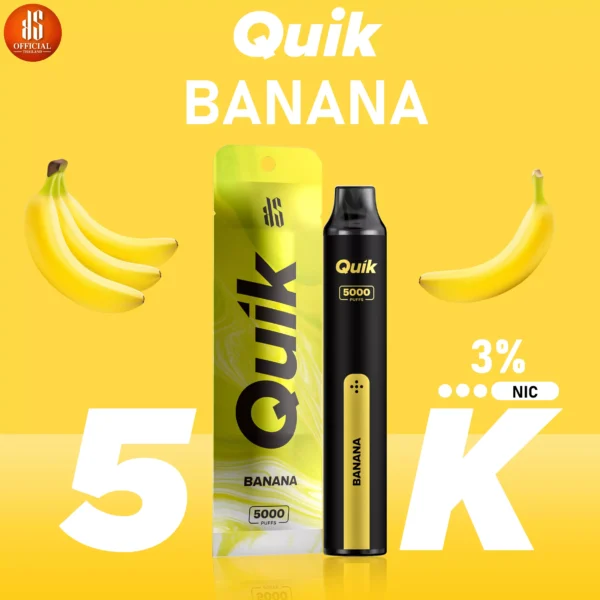 Ks Quik 5000 Puff Banana