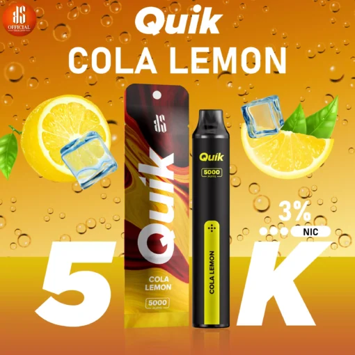 Ks Quik 5000 Puff Cola Lemon