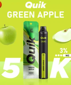 Ks Quik 5000 Puff Green Apple