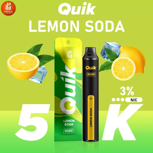 Ks Quik 5000 Puff Lemon Soda