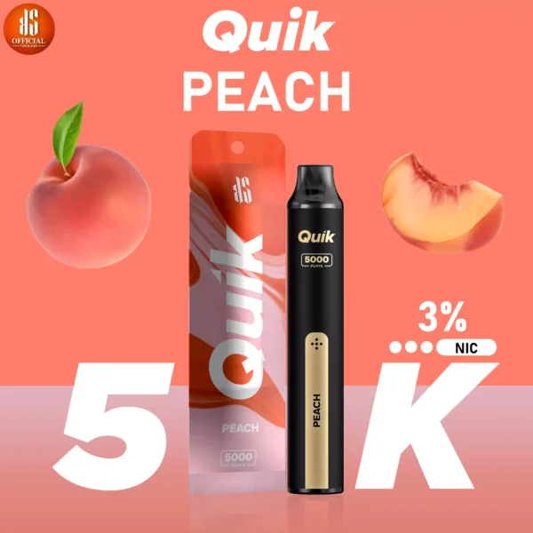 Ks Quik 5000 Puff Peach
