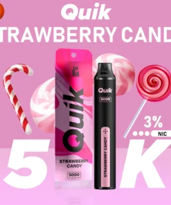 Ks Quik 5000 Puff Strawberry Candy