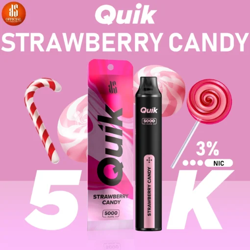 Ks Quik 5000 Puff Strawberry Candy