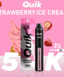 Ks Quik 5000 Puff Strawberry Ice Cream