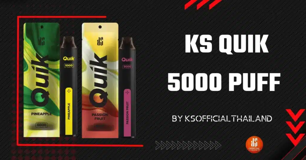 KS Quik 5000 Puff โดนใจ100%